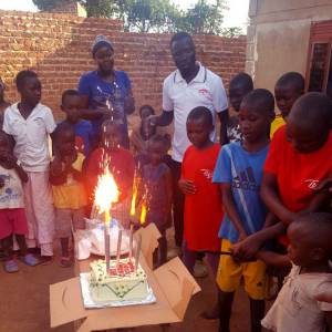 Rotarack Kampala club visits Ugandan orphans