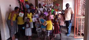 Priscilla volunteers in Uganda orphanage