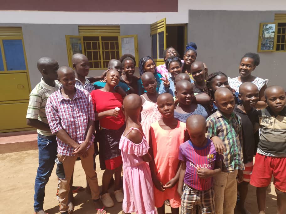 vistors at Love Uganda Foundation Orphanage home