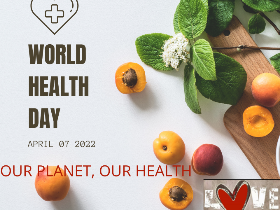 OUR PLANET, OUR HEALTH. WORLD HEALTH DAY