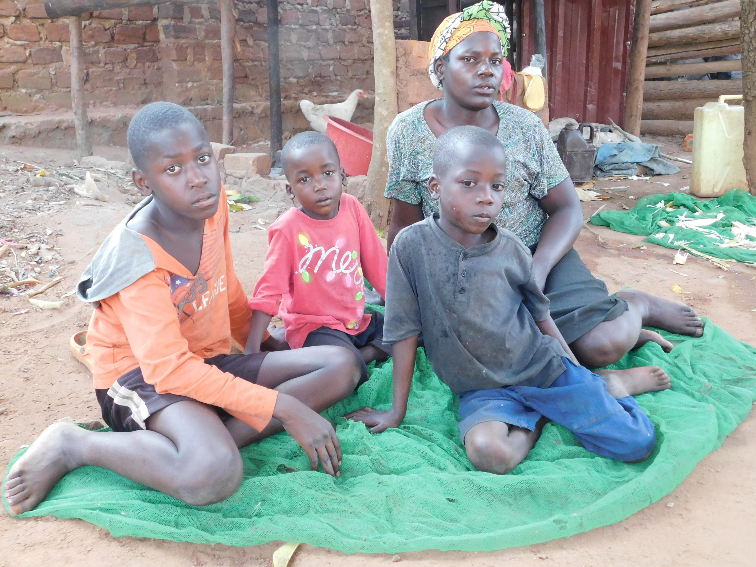 Single mother in Uganda
